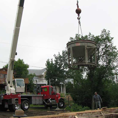 Concrete bucket